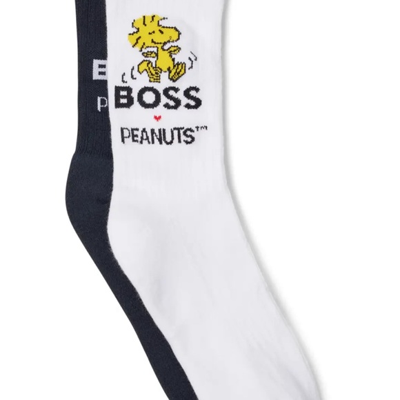 HUGO BOSS X PEANUTS TWO-PACK OF COTTON-BLEND SOCKS 50483881 - Picture 2 of 6